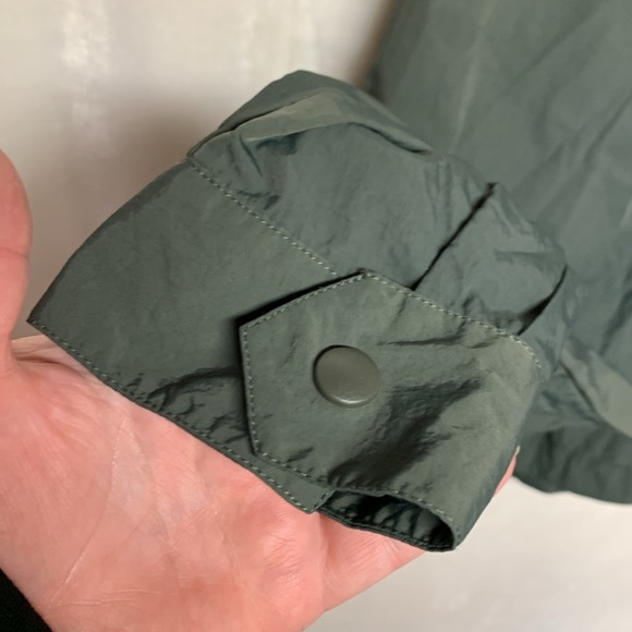 Prologue Sea Green Crop Utility Bomber Jacket - Picture 6 of 10